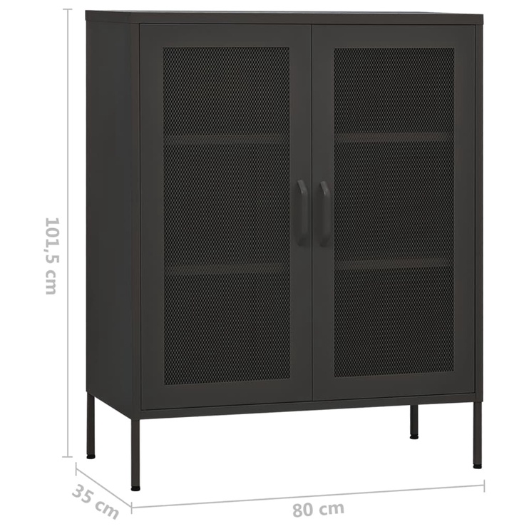 Шкаф для хранения VLX, 80 см x 35 см x 101.5 см