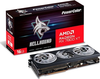Vaizdo plokštė PowerColor AMD Radeon™ RX 7800 XT RX 7800 XT 16G-L/OC, 16 GB, GDDR6