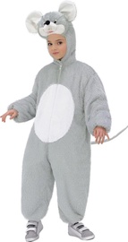 Kostüüm lastele hiir Funny Mouse, hall, polüester, 113 cm