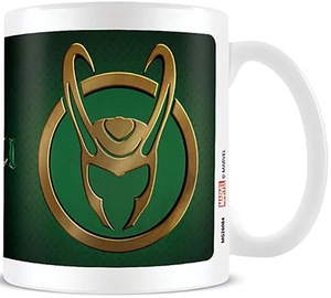 Чашка Pyramid International Loki Horns Icon Mug, белый/зеленый, 315 мл