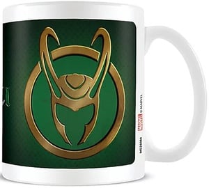 Чашка Pyramid International Loki Horns Icon Mug, белый/зеленый, 315 мл