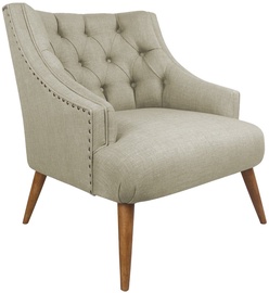 Atzveltnes krēsls Hanah Home Lamont 558ZEN1189, pelēka, 85 cm x 73 cm x 80 cm