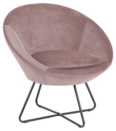 Atzveltnes krēsls Center VIC 18, melna/rozā, 71 cm x 82 cm x 81 cm