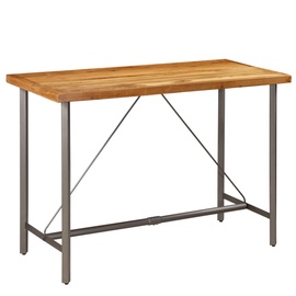 Барный стол VLX Solid Reclaimed Teak 245805, коричневый, 1500 мм x 700 мм x 1060 мм