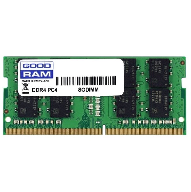 Operatiivmälu (RAM) Goodram GR2400S464L17/16G, DDR4 (SO-DIMM), 16 GB, 2400 MHz