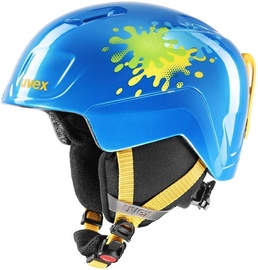Лыжные шлемы Uvex Heyya, синий/желтый, 46-50
