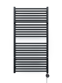 Электрический полотенцесушитель Terma Lima, черный, 600 мм x 1140 мм