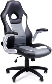 Biroja krēsls Songmics Ergo, 70 x 70 x 46 cm, balta/melna/pelēka