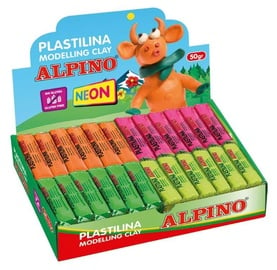 Пластилин Alpino Neon 1ADP000915FL, 1.2 кг