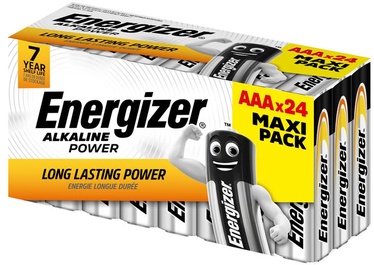 Baterijas Energizer Long Lasting Power, AAA, 1.5 V, 24 gab.
