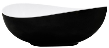 Ванна Besco Siya Matt B&W #WMMC-172SKC, 1000 мм x 1720 мм x 630 мм, овальная