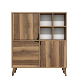Skapītis Kalune Design Pulse, brūna, 30 cm x 100 cm x 115 cm