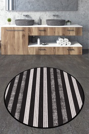 Vannas istabas paklājs Foutastic Barcode 359CHL4637, balta/melna, 200 cm x 200 cm