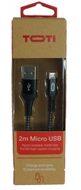 Провод Toti, Micro USB/USB, 2 м