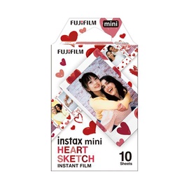 Fotojuostelė Fujifilm Mini Heart Sketch Films, 10 vnt.
