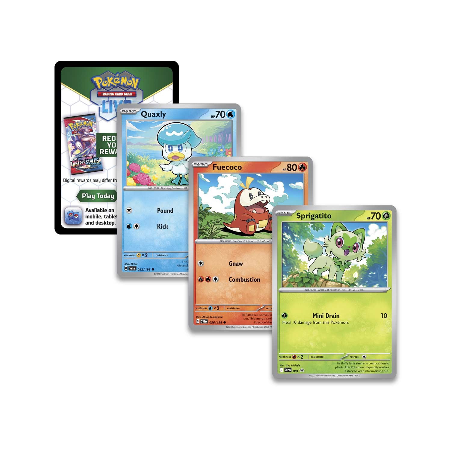 Настольная игра Pokemon TCG Paldea Collection Sprigatit, EN - K-rauta