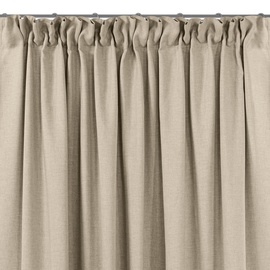 Nakts aizkari Homede Carmena 75, bēša, 600 cm x 175 cm