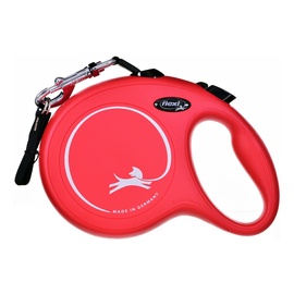 Automātiskā pavada Flexi Classic Tape L, melna/sarkana, 8 m