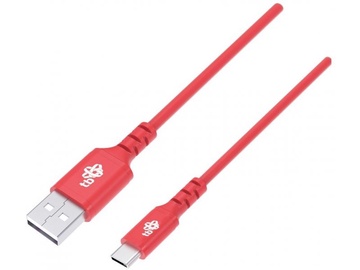 Kabelis TB USB C, 1x USB Type-C/1 x USB Type-A, 1 m, sarkana