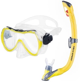 Набор для подводного плавания Aqua-Speed Enzo + Evo, желтый