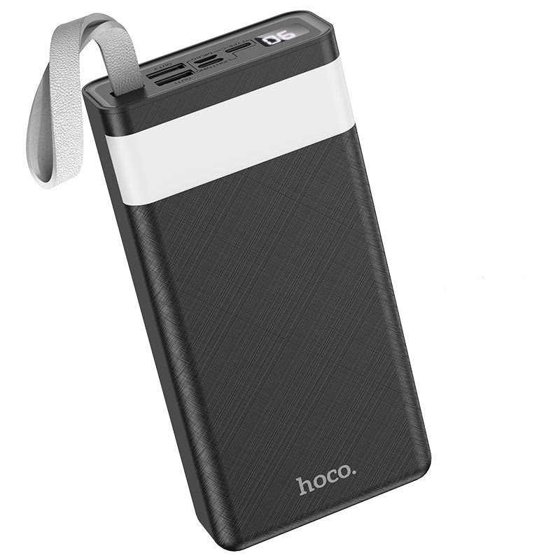 Nešiojamasįkroviklis(Powerbank)Hoco,30000mAh,juoda