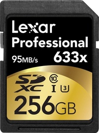 Atmiņas karte Lexar Professional 633x, 256 GB