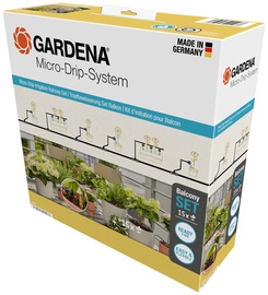 Система полива Gardena Micro Drip System Balcony Set 13401-20, пластик, черный, 38 шт.