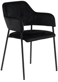 Söögitoa tool Lima, matt, must, 55 cm x 54 cm x 82 cm