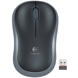 Компьютерная мышь Logitech M185, черный/серый
