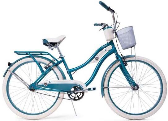 Велосипед городской Huffy Deluxe, 26 ″, белый/зеленый