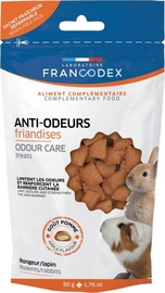Лакомство для грызунов Francodex Odour Care, для кроликов/для морских свинок/для хомяков, 0.050 кг