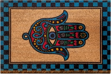 Durvju paklājs Conceptum Hypnose Hamsa 877CHL1230, daudzkrāsaina, 600 mm x 400 mm x 22 mm