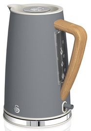 Электрический чайник Swan Nordic Style, серый, 3000 Вт (поврежденная упаковка)/01