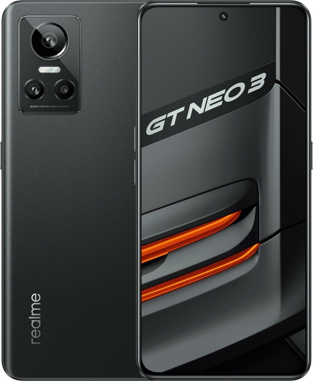 Мобильный телефон Realme GT Neo 3, черный, 12GB/256GB
