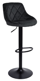 Bāra krēsls eHokery Cydro Black TOH2472, matēts, melna, 37 cm x 47 cm x 85 - 105 cm