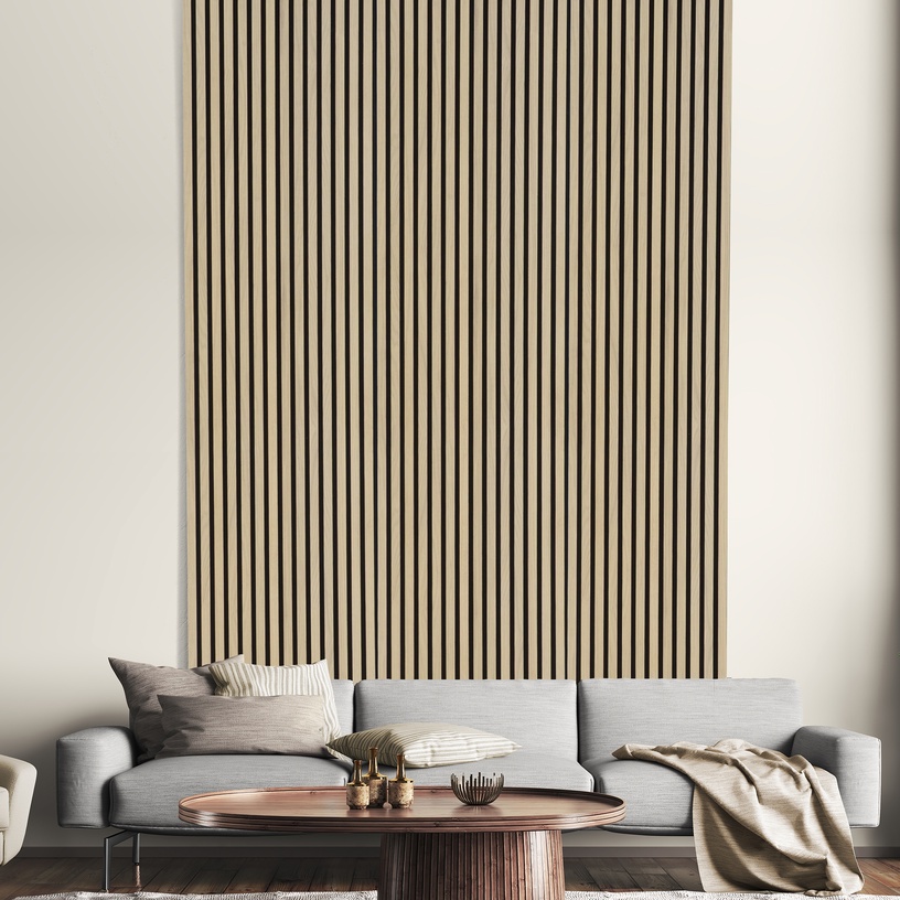 Dekoratiivne akustiline vooder Neuhofer Holz Oak, 240 cm x 57.25 cm x 1.9 cm