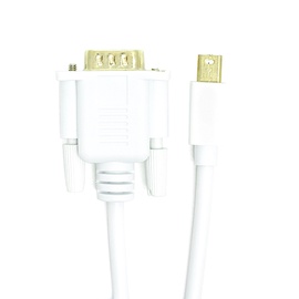 Kabelis Extra Digital CA912155 Mini DisplayPort, VGA, 1 m, balta