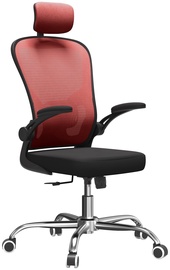 Офисный стул Top E Shop Swivel Dory, 62 x 65 x 122 см, черный/красный
