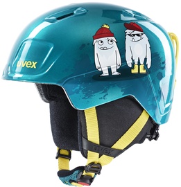 Лыжный шлем Uvex Heyya Jeti Friends, белый/желтый/зеленый, 46-50