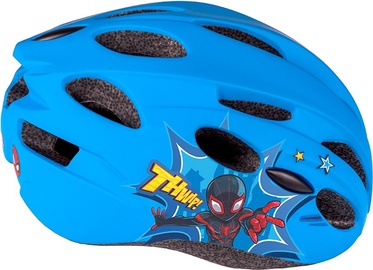 Ķivere velobraukšanai bērniem Disney Spider-Man, zila/sarkana, 52-56 cm