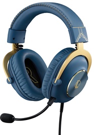 Spēļu austiņas Logitech G Pro X X Gaming Headset League of Legends, zila
