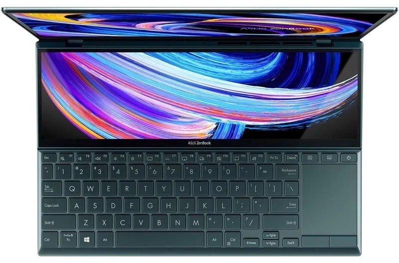 Sülearvuti Asus Zenbook Duo 14 UX482EGR-HY356W 90NB0S51-M06780 PL, Intel® Core™ i7-1195G7, 32 GB, 1 TB, 14 "
