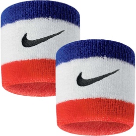 Sportinės riešinės Nike Swoosh, mėlyna/balta/raudona