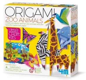 Radošais komplekts 4M Origami Zoo Animals, daudzkrāsaina