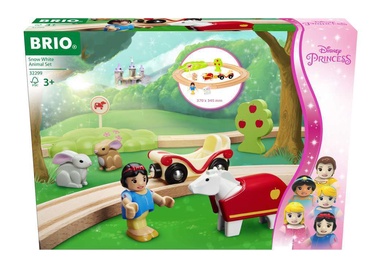 Rotaļu vilciena komplekts Brio Disney Princess Snow White Animal Set 32299, daudzkrāsaina