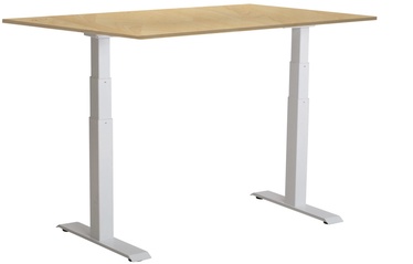 Kompiuterio stalas reguliuojamo aukščio Sunflex EasyDesk Adapt VI, baltas/beržo