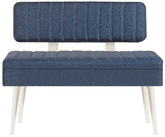 Kingapink Kalune Design Vina 1048-1, valge/tumesinine, 36 cm x 110 cm x 85 cm