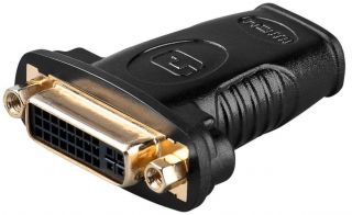 Адаптер Goobay HDMI male, DVI female, черный