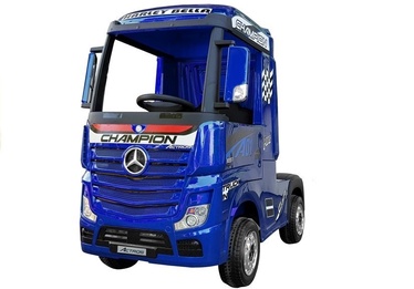 Bezvadu automašīna LEAN Toys Mercedes Actros HL358, zila