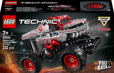 Konstruktor LEGO® Technic Tagasitõmmatav Monster Jam™ ThunderROARus™ 42200, 232 tk